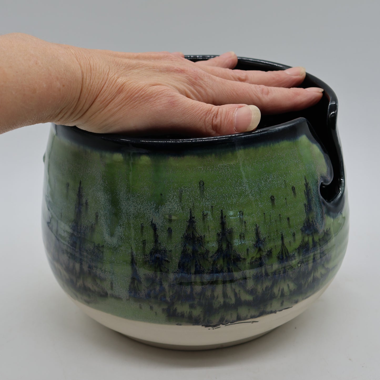 Large Forest Yarn Bowl