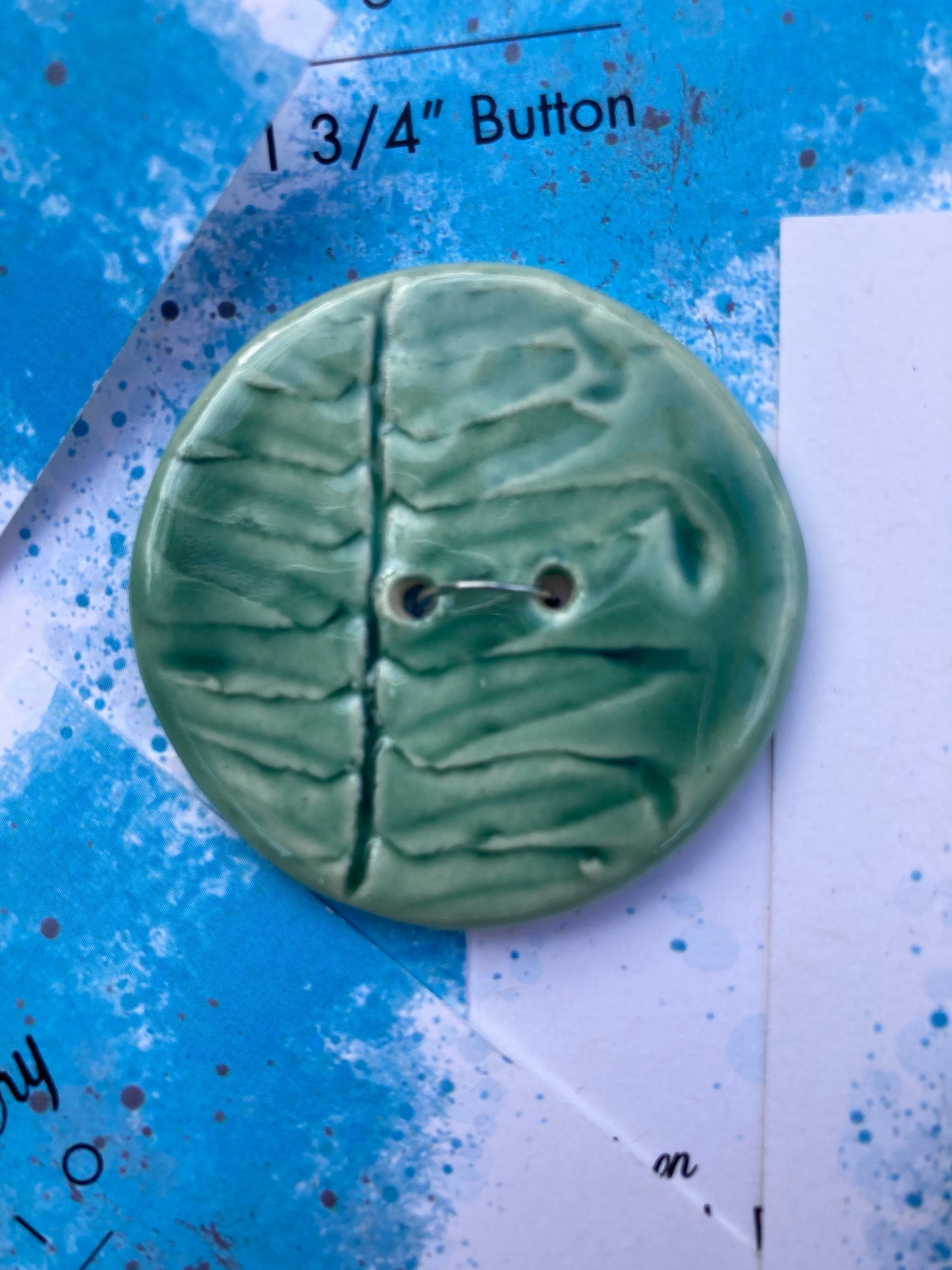 Fern Button, 1 3/4*
