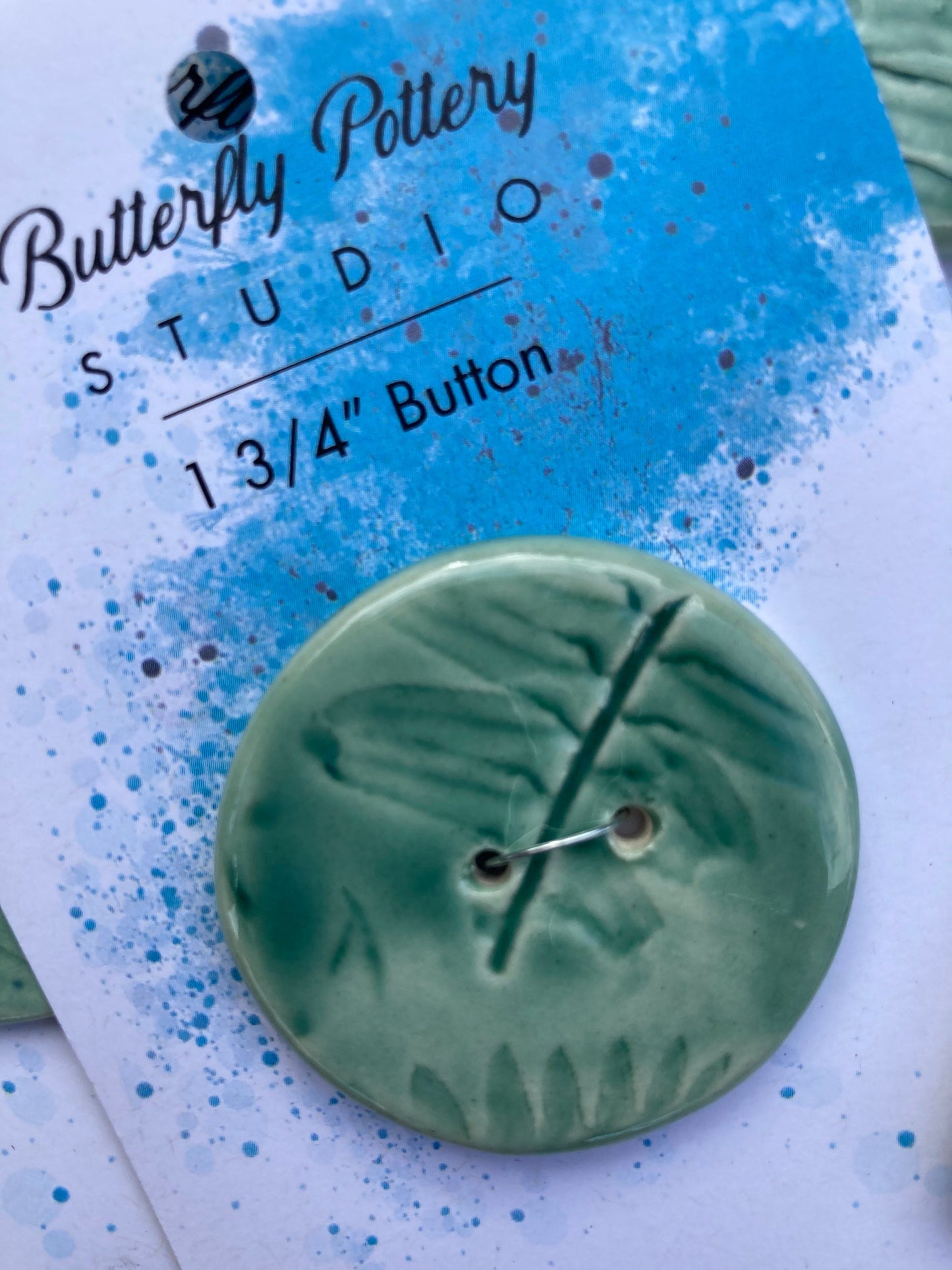 Fern Button, 1 3/4*