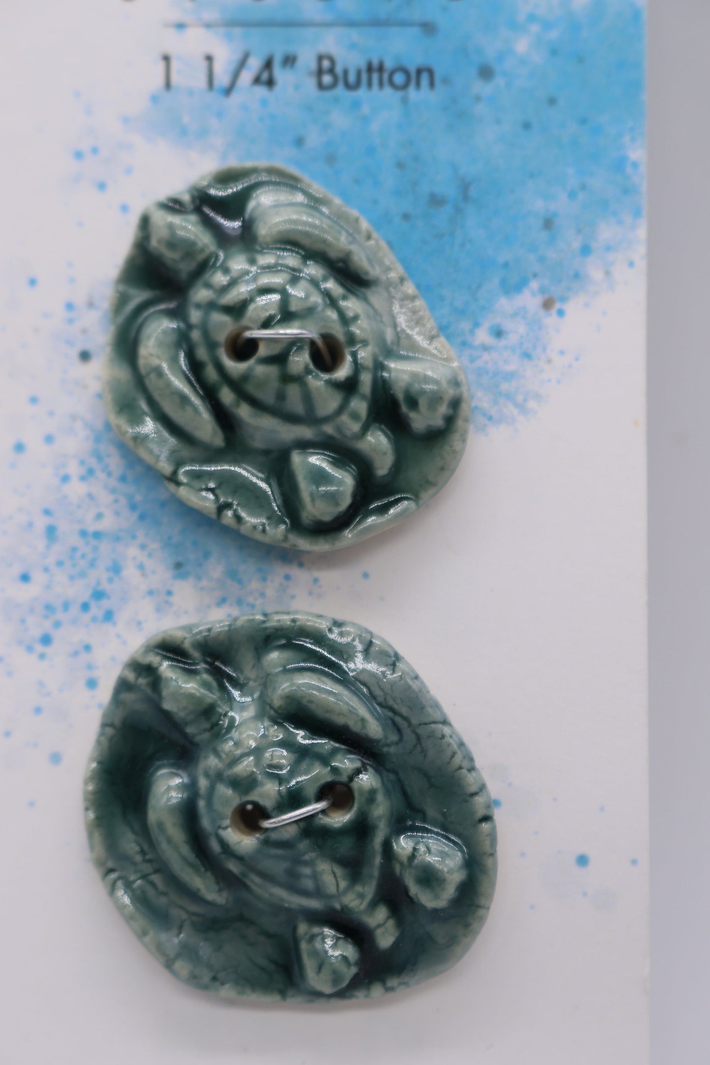 Sea Turtle Buttons, 2 pk.