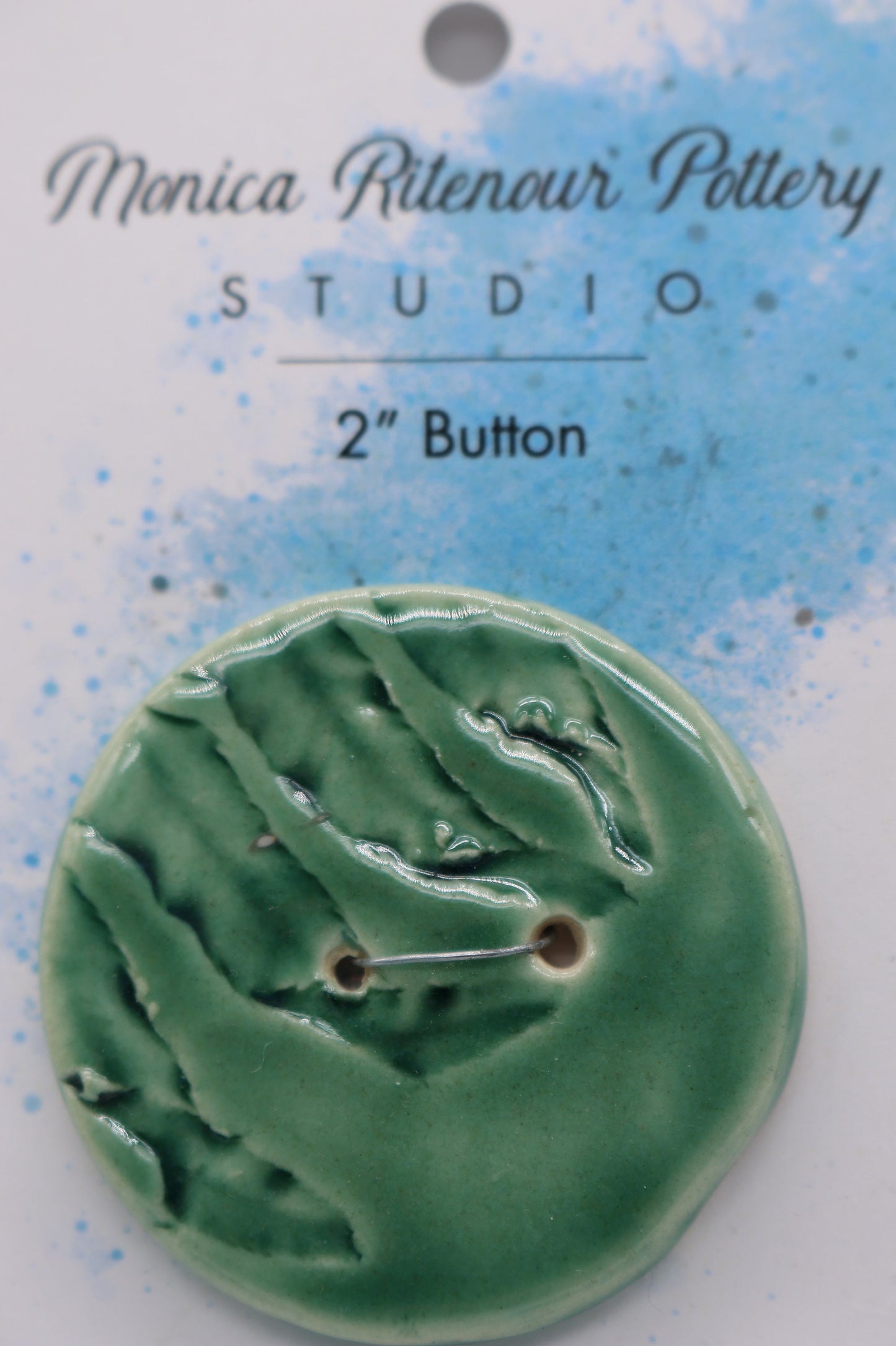 Shawl/Purse Button, Fern
