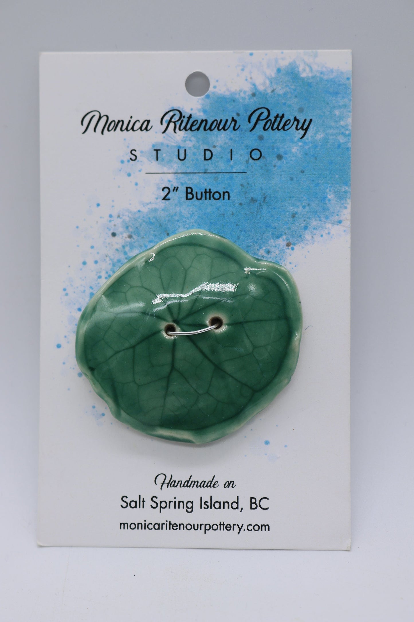 Nasturtium Leaf Button