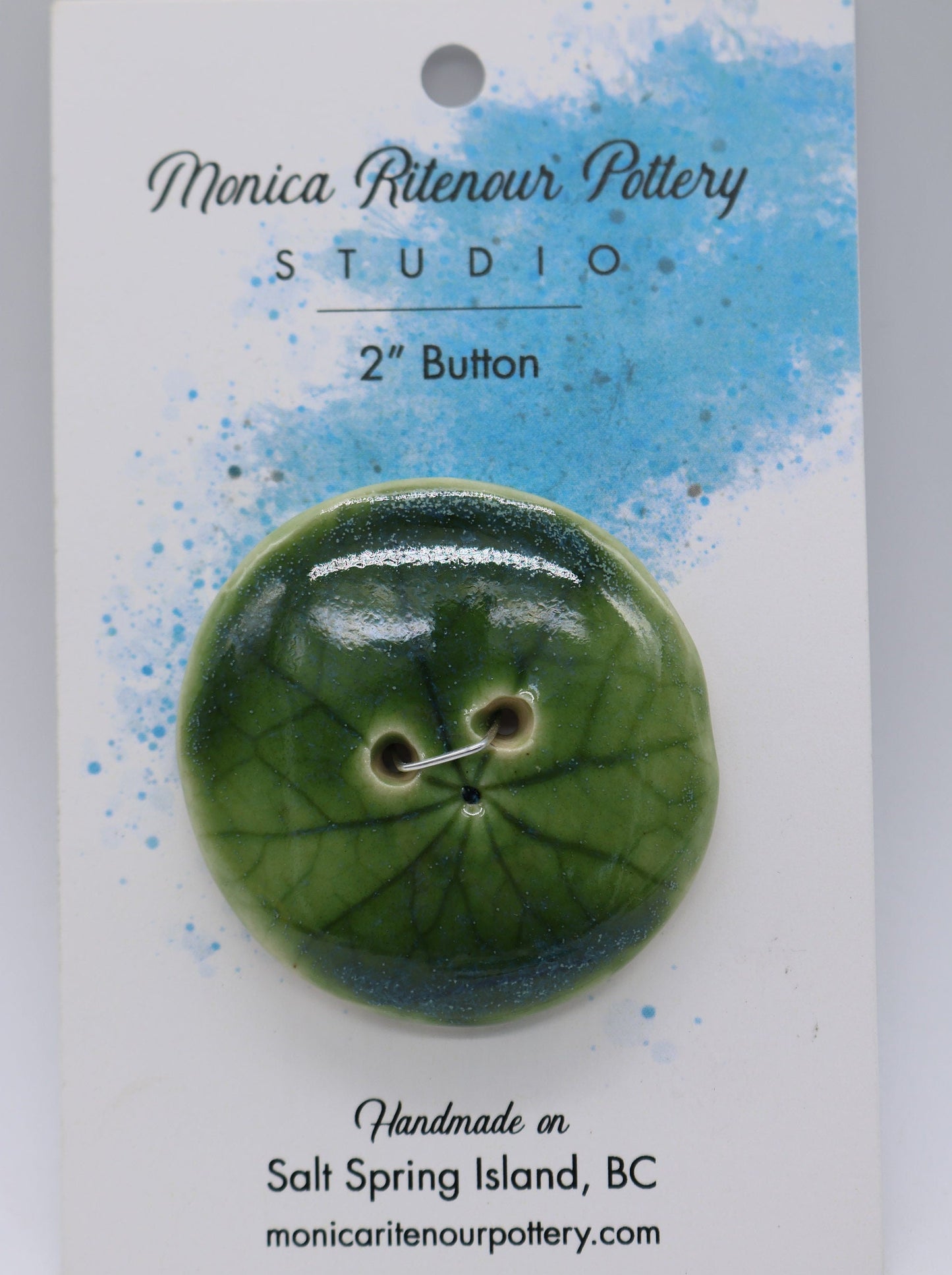 Nasturtium Leaf Button