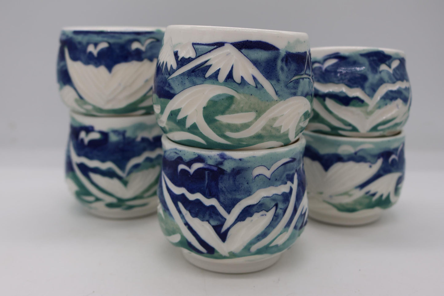 West Coast Orca Tea Bowl/Goblet, sm