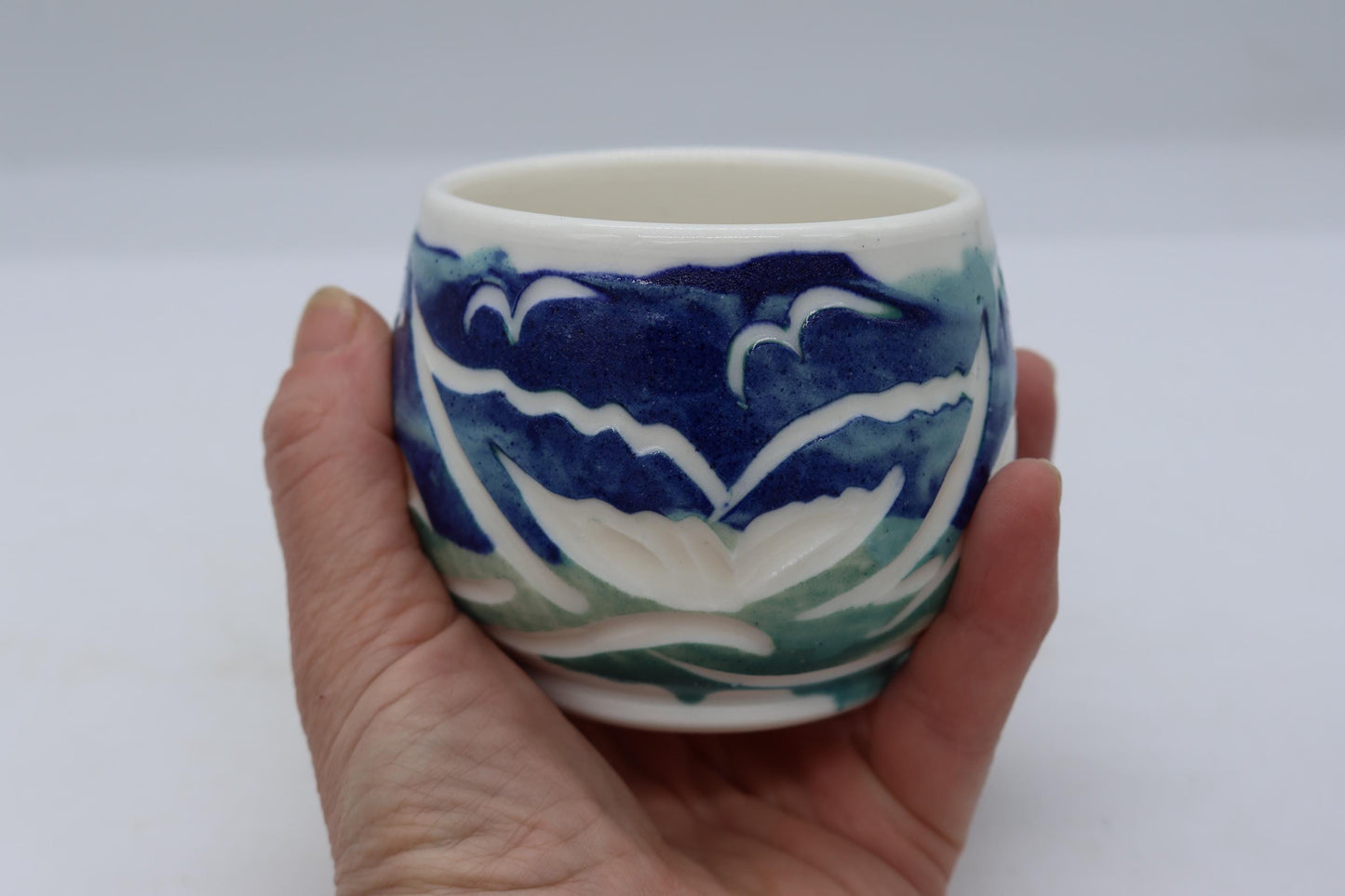 West Coast Orca Tea Bowl/Goblet, sm