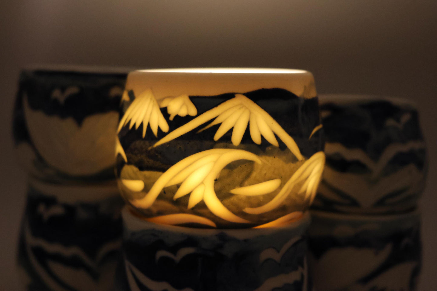 West Coast Orca Tea Bowl/Goblet, sm
