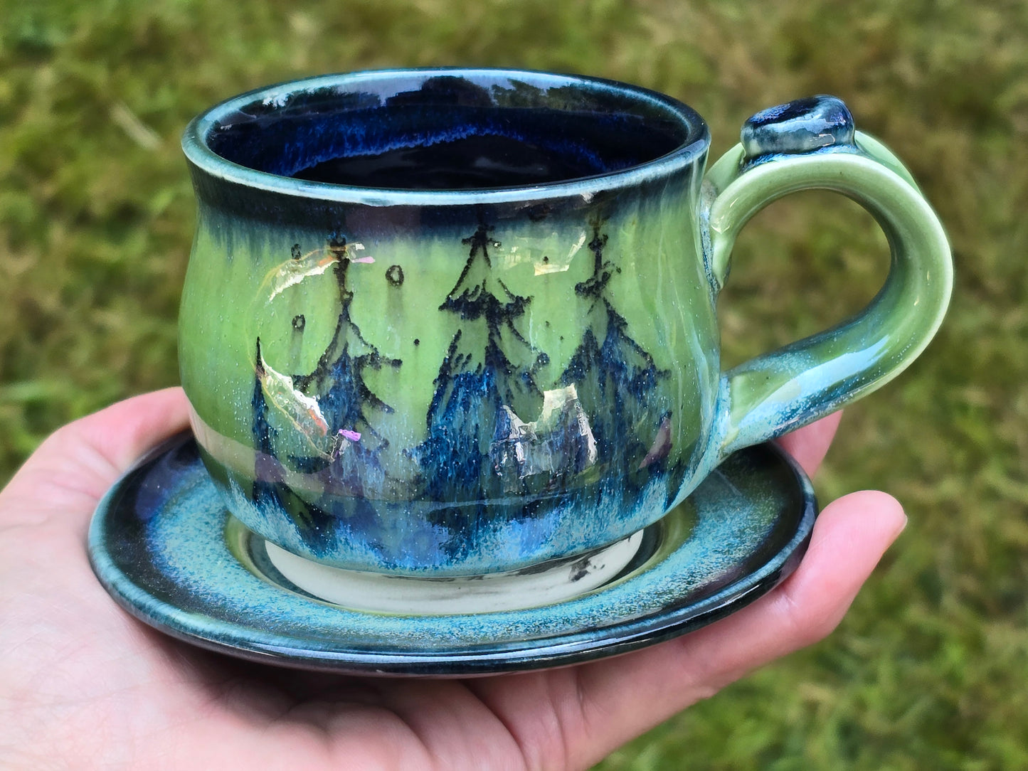 Forest Espresso/Tea cup set