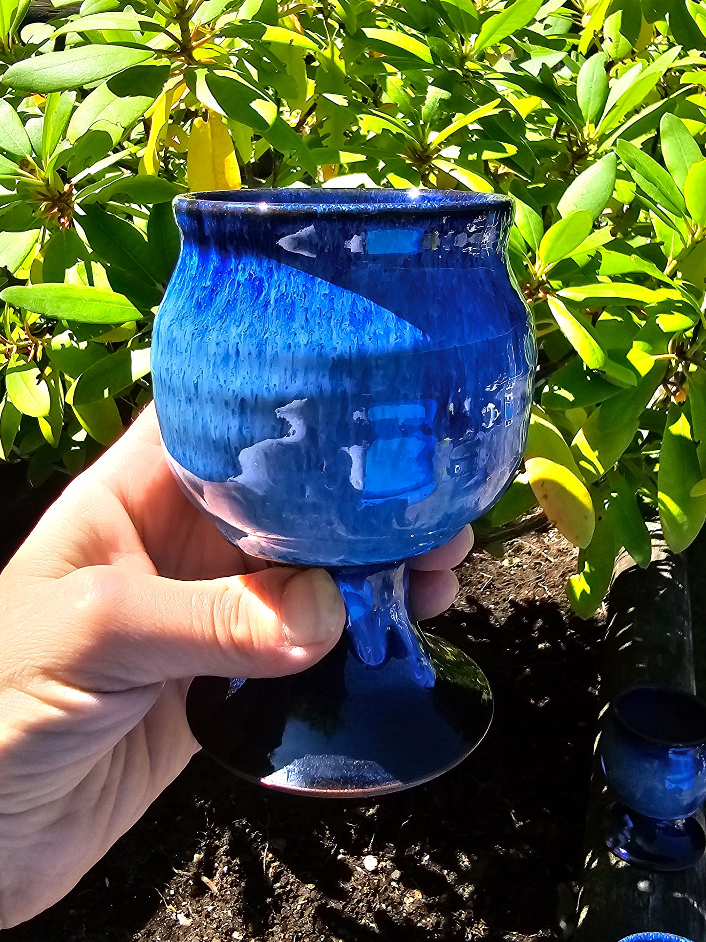 Cobalt Blue Goblets