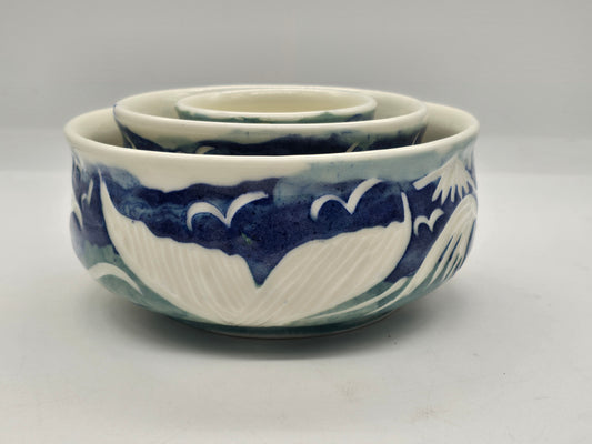 West Coast Orca serving platter set