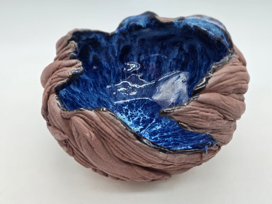 Sculptural yarn bowl