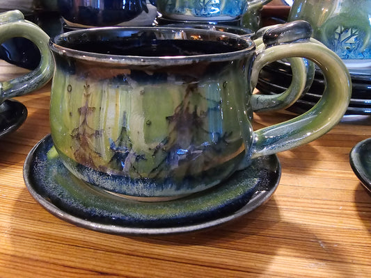 Forest Espresso/Tea cup set